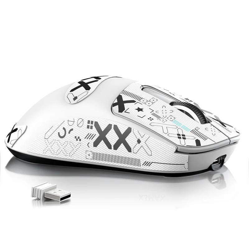 ATTACK SHARK X3MAX PAW3950 Wireless Gaming Mouse 49G SUPERLIGHT Mouse, Pixart PAW3950 Gaming Sensor, 6 Adjustable DPI up to 42000, Bluetooth/2.4G Wireless/Wired