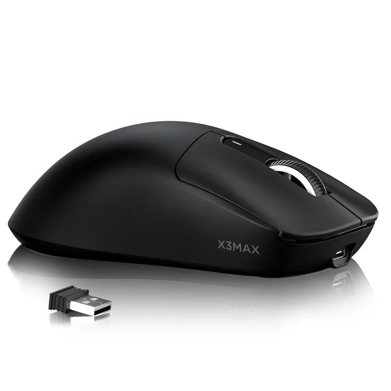 ATTACK SHARK X3MAX PAW3950 Wireless Gaming Mouse 49G SUPERLIGHT Mouse, Pixart PAW3950 Gaming Sensor, 6 Adjustable DPI up to 42000, Bluetooth/2.4G Wireless/Wired