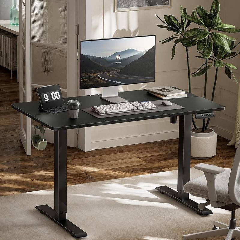 Height Adjustable Electric Desk, 48"X24" Ergonomic Stand-Up Solution, Memory Presets, 110Lbs Load, Great for Home and Work Environments