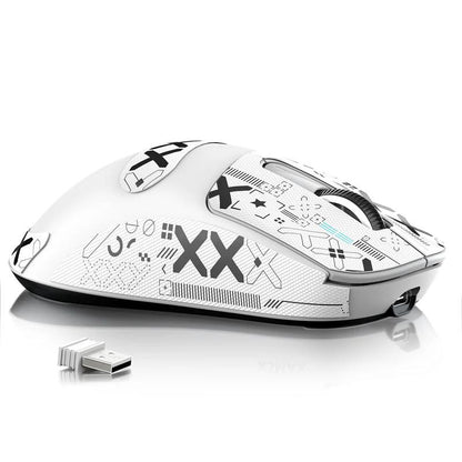 ATTACK SHARK X3MAX PAW3950 Wireless Gaming Mouse 49G SUPERLIGHT Mouse, Pixart PAW3950 Gaming Sensor, 6 Adjustable DPI up to 42000, Bluetooth/2.4G Wireless/Wired